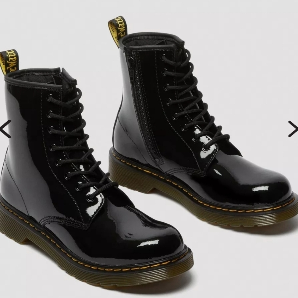 COPY - Dr. Martens 1460Y Patent Leather Lace Up Boots